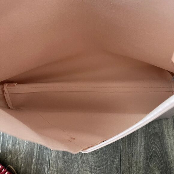 NWT Ulta Suede Tote Bag, Blush Mauve Faux Leather - Super Soft! - Picture 9 of 9